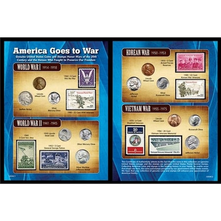 American Coin Treasures 12838 America Goes To War